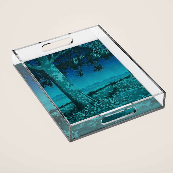 Nightime in Gissei - Nature Landscape Acrylic Tray Gallery Image 1