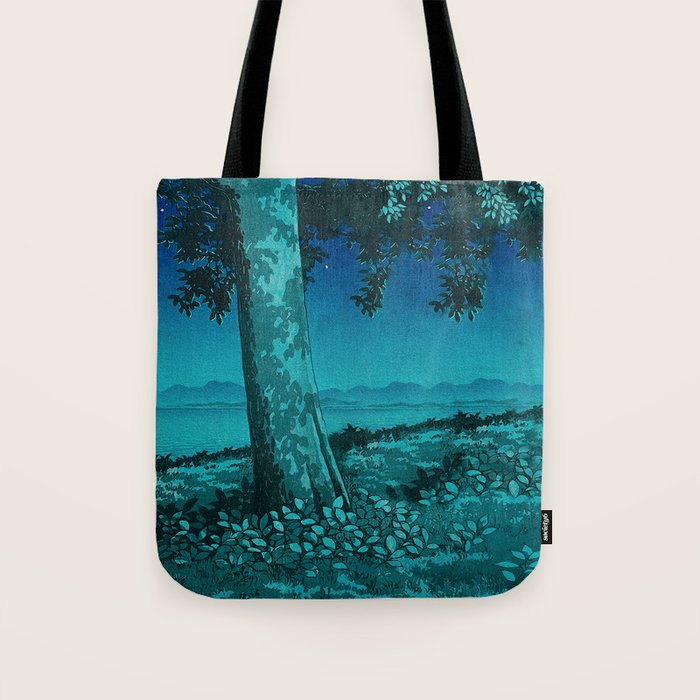 Nightime in Gissei - Nature Landscape Tote Bag Gallery Image 1