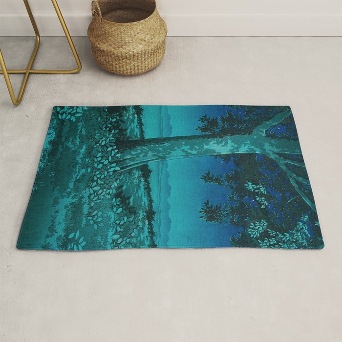 Nightime in Gissei - Nature Landscape Rug Gallery Image 1