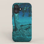 Nightime in Gissei - Nature Landscape iPhone Case Gallery Image 1