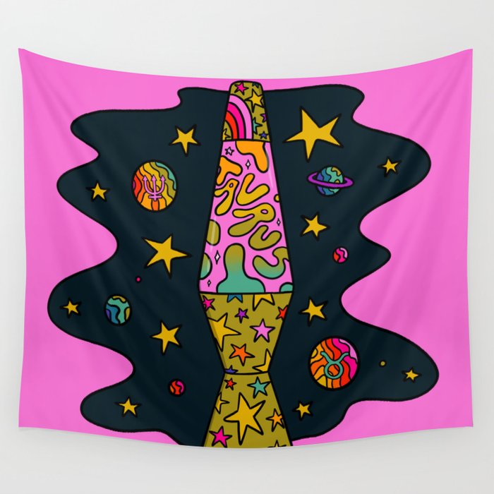 Taurus Lava Lamp Wall Tapestry Gallery Image 4