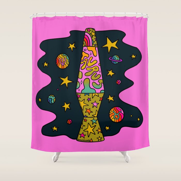 Taurus Lava Lamp Shower Curtain Gallery Image 1