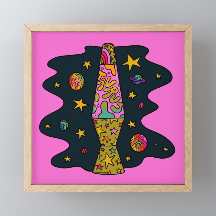Taurus Lava Lamp Mini Art Print Gallery Image 1