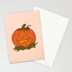 Pumpkin and Mouse Stationery Card Gallery Image 2