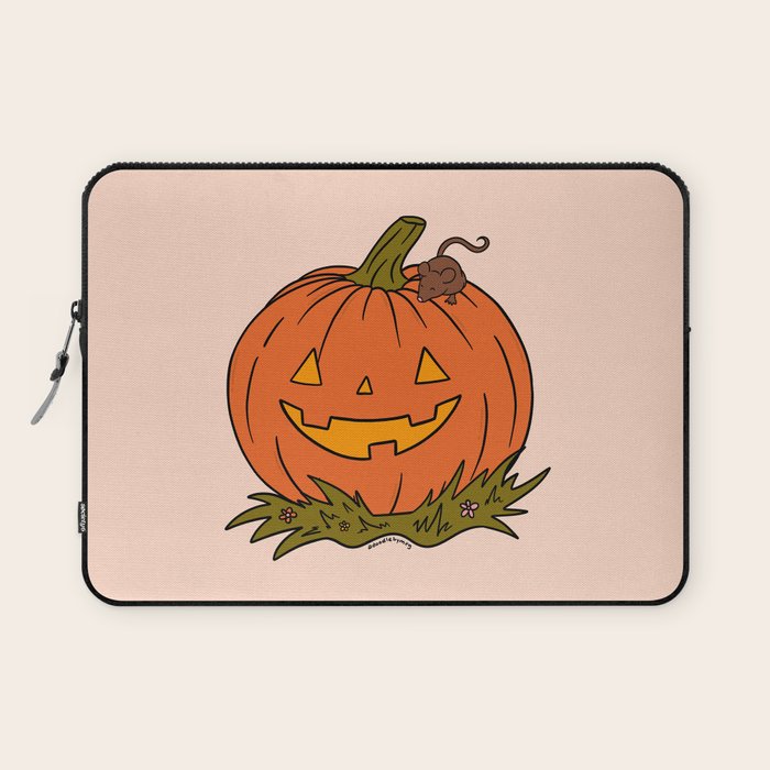 Pumpkin and Mouse Laptop Sleeve Gallery Image 1