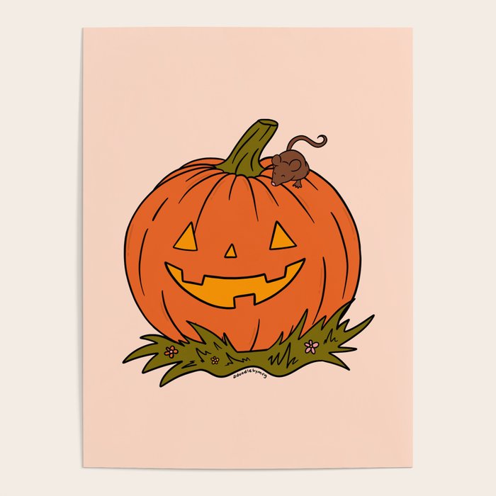 Pumpkin and Mouse Poster Gallery Image 4