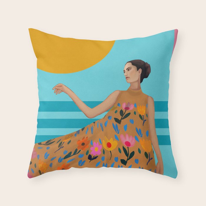 Under the Sun Throw Pillow Gallery Image 1