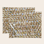 Pure Strokes #3 / Brown & Blue Placemat Gallery Image 1