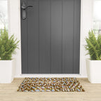 Pure Strokes #3 / Brown & Blue Welcome Mat Gallery Image 3