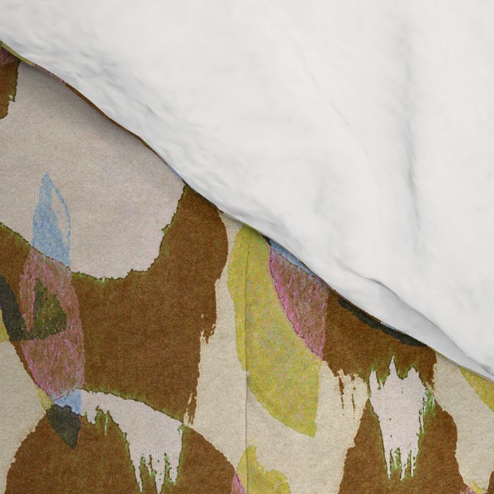 Pure Strokes #3 / Brown & Blue Comforter Gallery Image 4