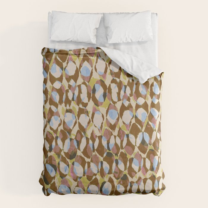 Pure Strokes #3 / Brown & Blue Duvet Cover Gallery Image 6