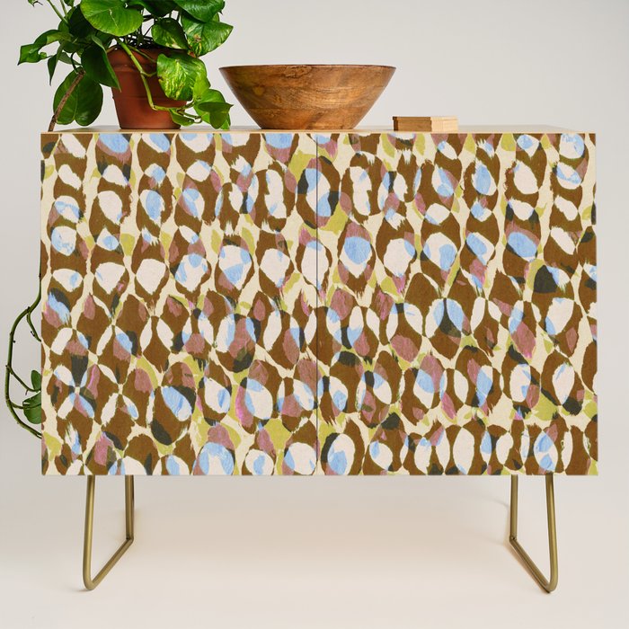 Pure Strokes #3 / Brown & Blue Credenza Gallery Image 1