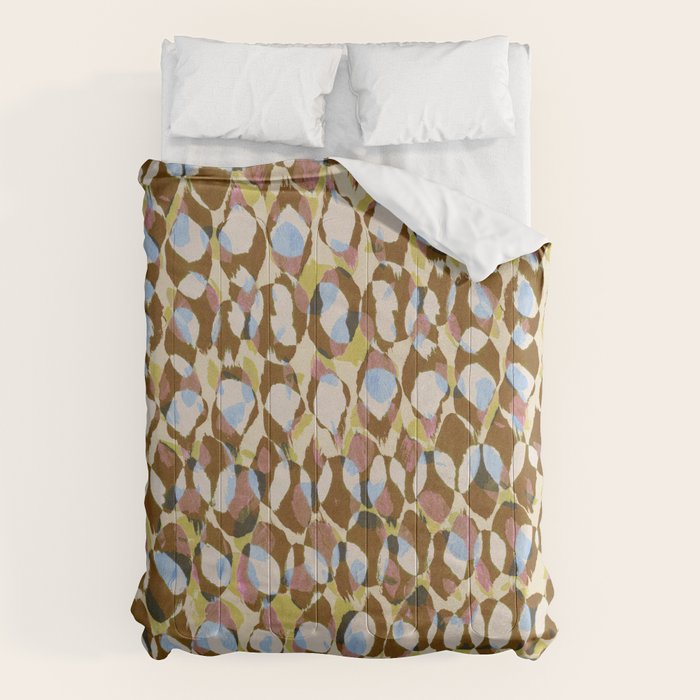 Pure Strokes #3 / Brown & Blue Comforter Gallery Image 6
