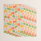 Colorful organic shape art pattern Wrapping Paper Gallery Image 3