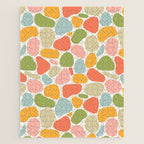 Colorful organic shape art pattern Jigsaw Puzzle Gallery Image 1