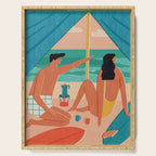 Surf camp Serving Tray Gallery Image 1