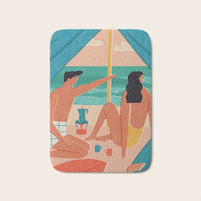 Surf camp Bath Mat Gallery Image 1