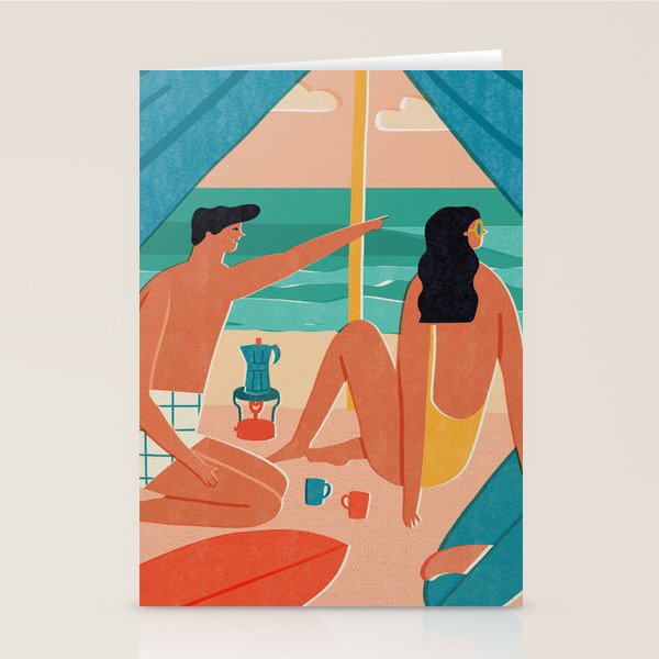 Surf camp Stationery Card Gallery Image 1