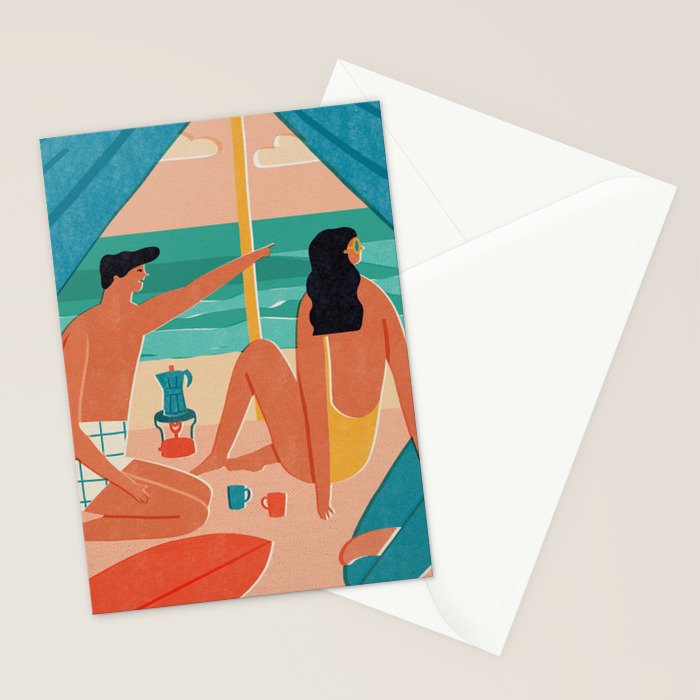 Surf camp Stationery Card Gallery Image 2