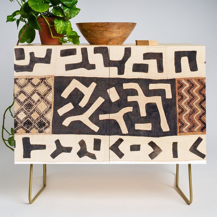 Kuba Congo Central African Wraparound Skirt Print 2 Credenza