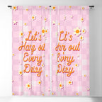Let's Hang Out Every Daisy - Plant Puns Window Curtain Gallery Image 5