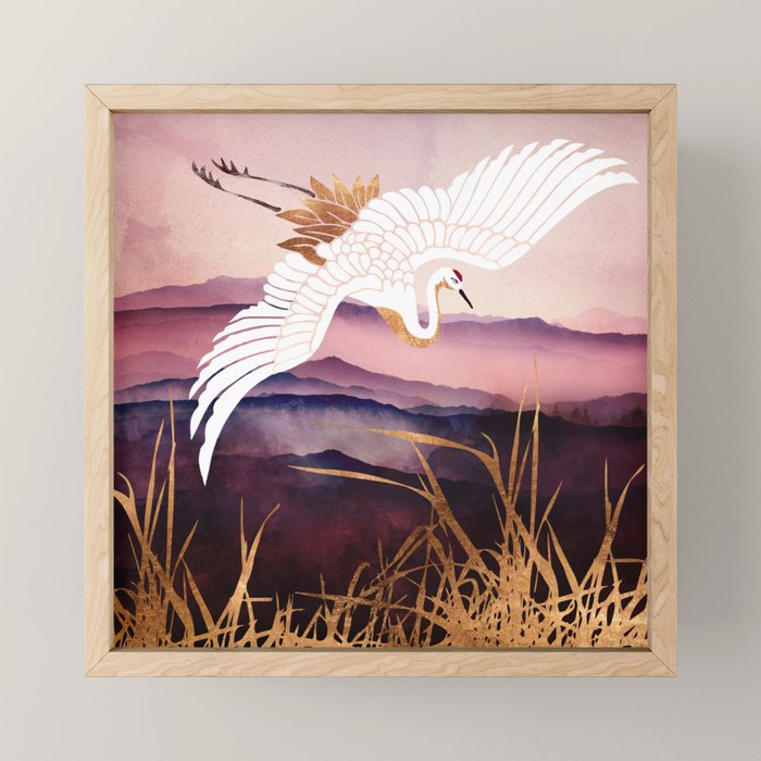 Elegant Flight III Mini Art Print Gallery Image 1