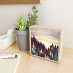 Autumn Forest Sunset Mini Art Print Gallery Image 2