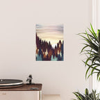 Autumn Forest Sunset Poster Gallery Image 2