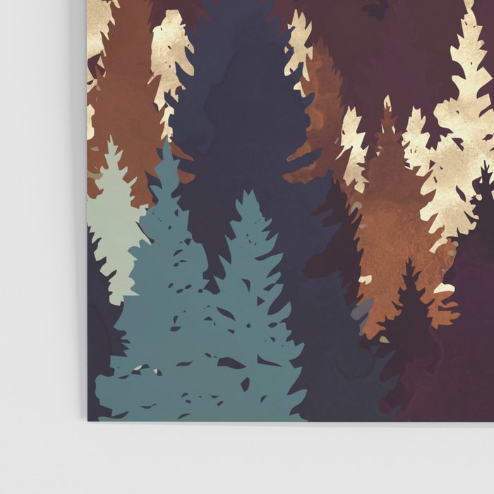 Autumn Forest Sunset Poster Gallery Image 3