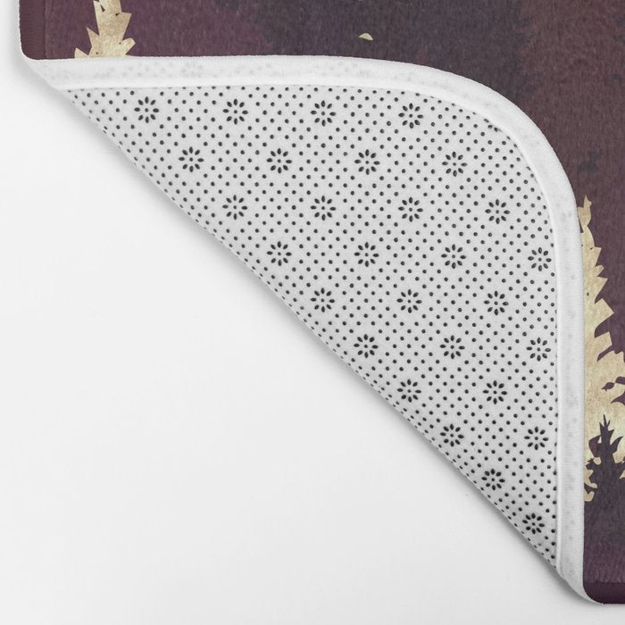 Autumn Forest Sunset Bath Mat Gallery Image 2