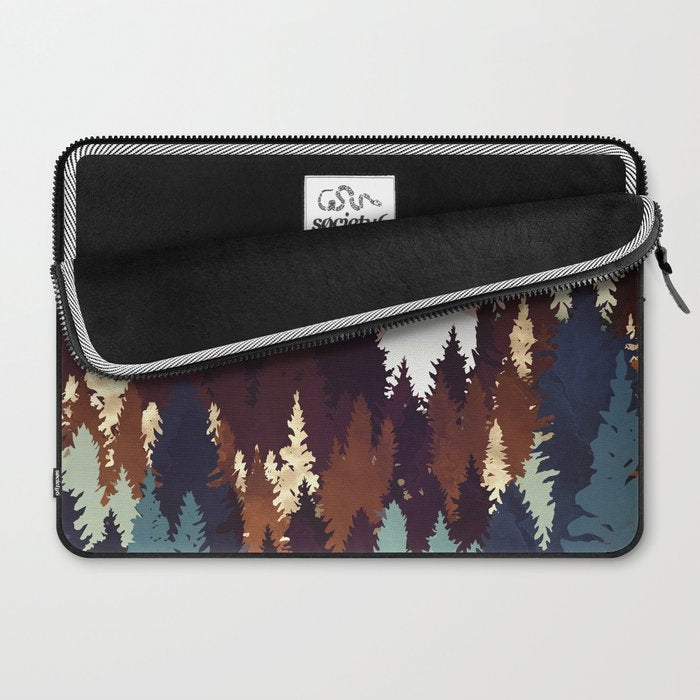 Autumn Forest Sunset Laptop Sleeve Gallery Image 2