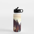 Autumn Forest Sunset Water Bottle Gallery Image 1