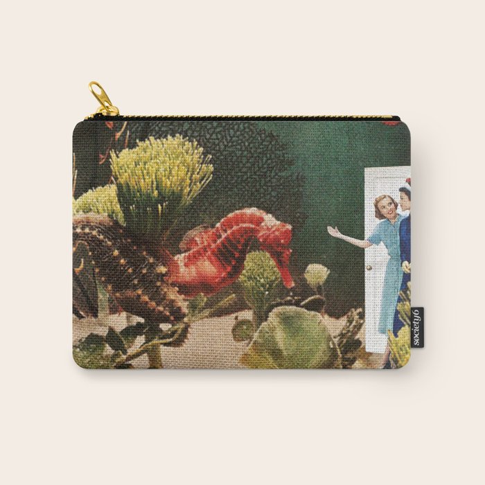 Under the Sea // Seahorses Carry All Pouch Gallery Image 1