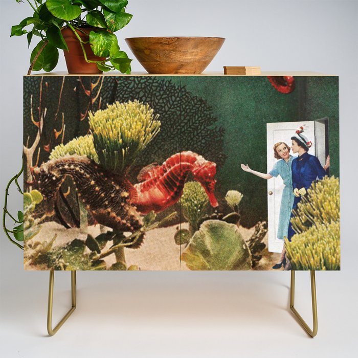 Under the Sea // Seahorses Credenza Gallery Image 1
