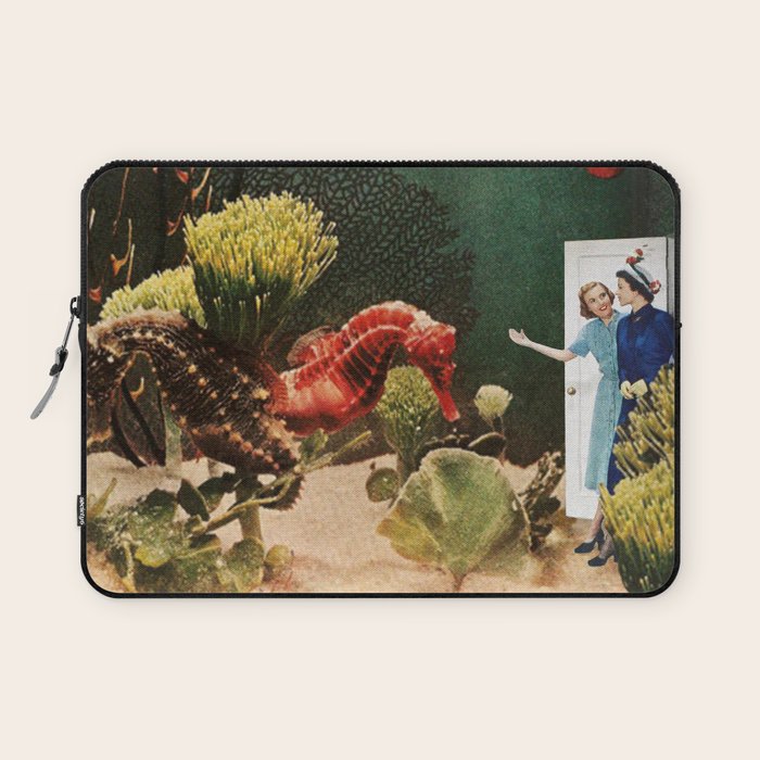 Under the Sea // Seahorses Laptop Sleeve Gallery Image 1