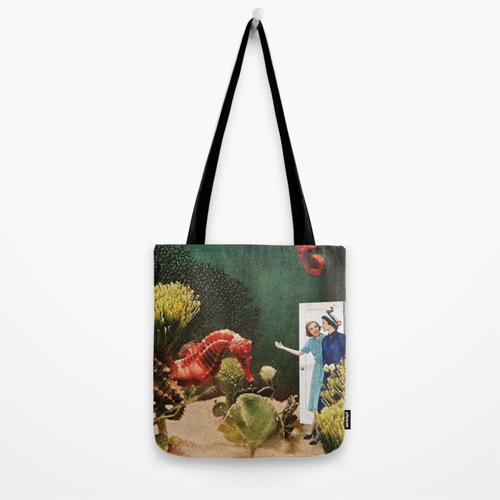 Under the Sea // Seahorses Tote Bag Gallery Image 2