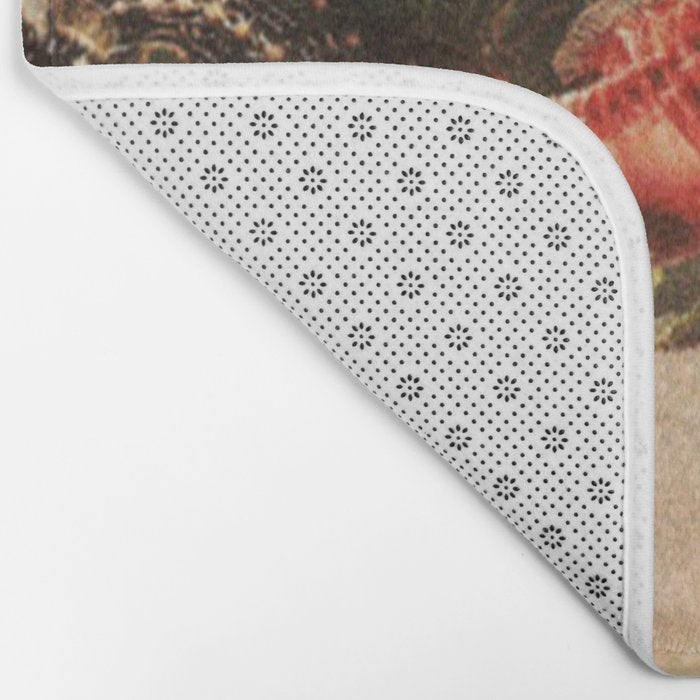Under the Sea // Seahorses Bath Mat Gallery Image 2