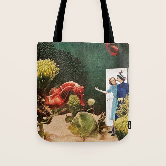 Under the Sea // Seahorses Tote Bag Gallery Image 1