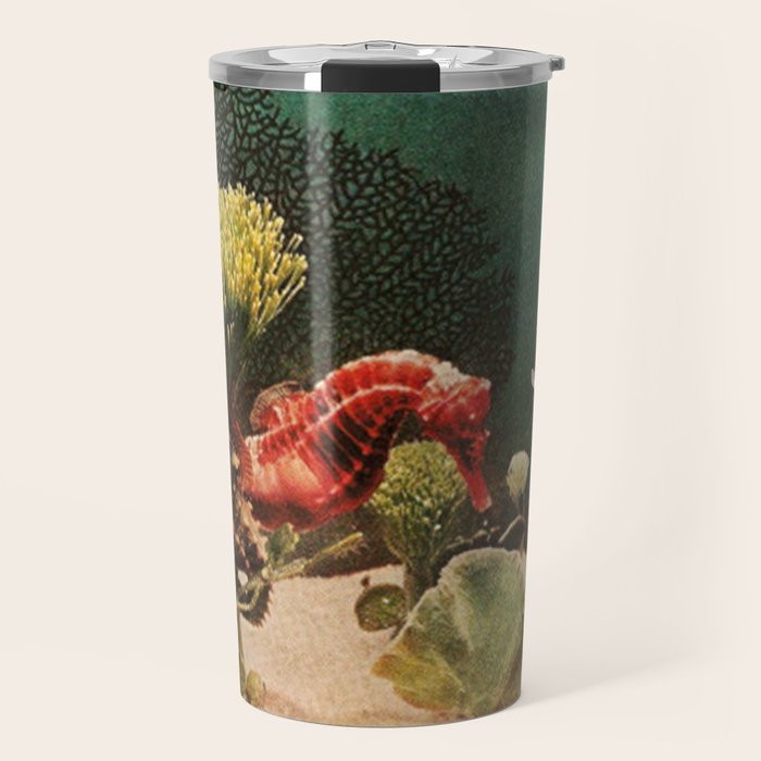 Under the Sea // Seahorses Travel Mug Gallery Image 1