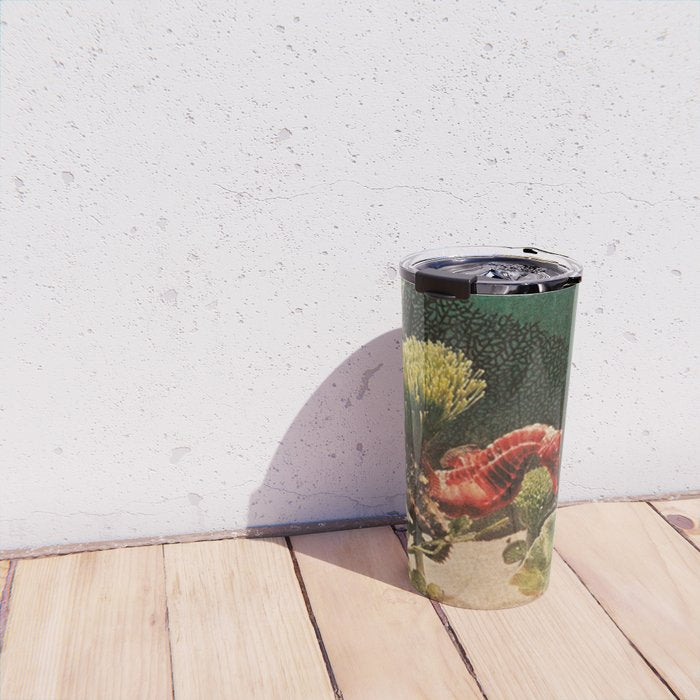 Under the Sea // Seahorses Travel Mug Gallery Image 4