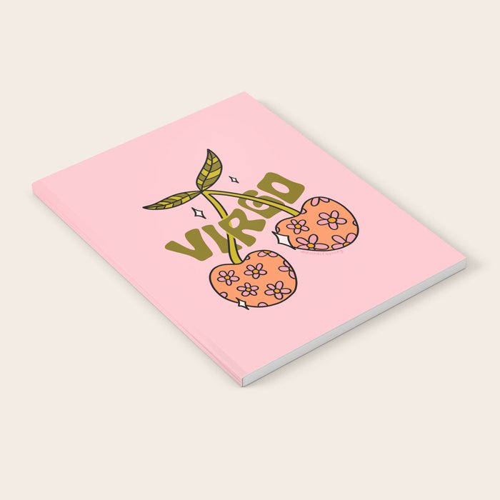 Virgo Cherries Notebook Gallery Image 1