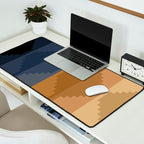 Geometric Aztec Pyramid Pattern X Desk Mat Gallery Image 2