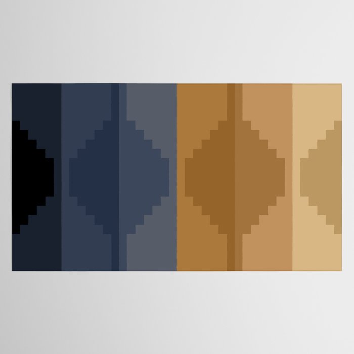 Geometric Aztec Pyramid Pattern X Tablecloth Gallery Image 2