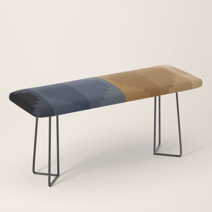 Geometric Aztec Pyramid Pattern X Bench Gallery Image 1