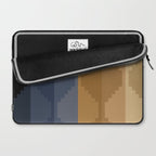 Geometric Aztec Pyramid Pattern X Laptop Sleeve Gallery Image 2