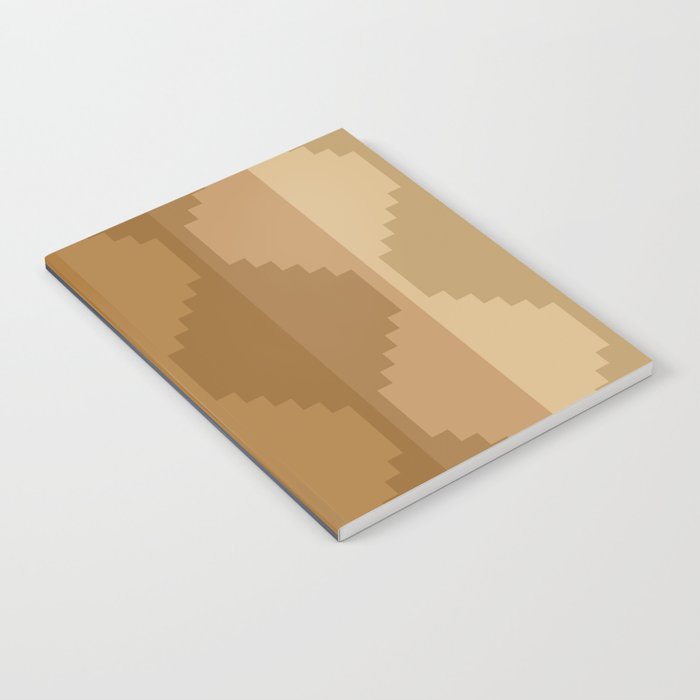 Geometric Aztec Pyramid Pattern X Notebook Gallery Image 1