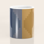 Geometric Aztec Pyramid Pattern X Coffee Mug Gallery Image 4