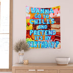 I Like Free Dessert Wall Tapestry Gallery Image 2