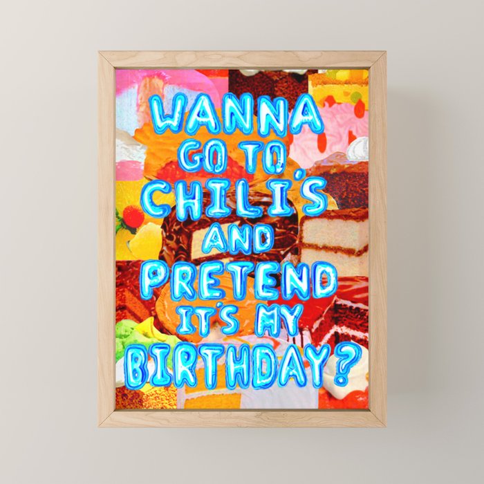 I Like Free Dessert Mini Art Print Gallery Image 1