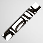 'Writing On The Wall' Mid Century Modern Fun Abstract Shapes  Table Runner Gallery Image 3